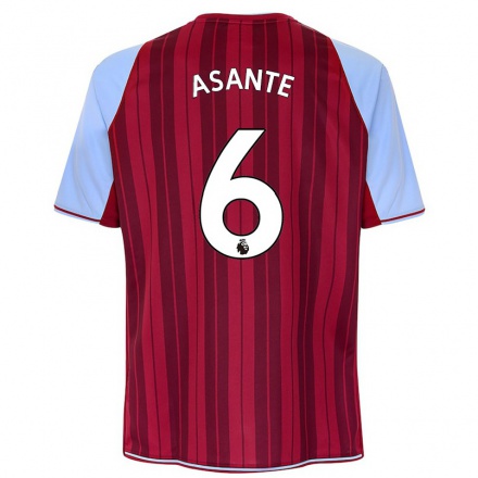 Herren Fußball Anita Asante #6 Kastanienbraun Heimtrikot Trikot 2021/22 T-Shirt