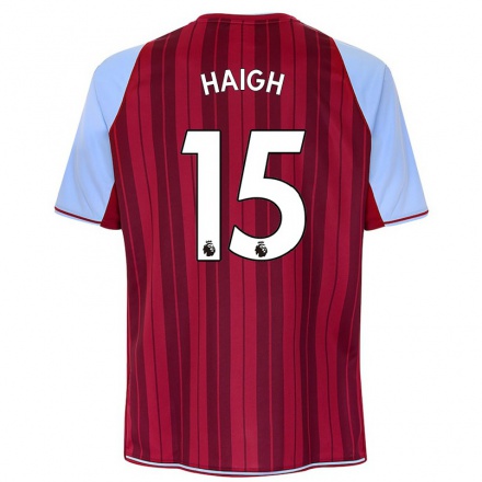 Herren Fußball Natalie Haigh #15 Kastanienbraun Heimtrikot Trikot 2021/22 T-Shirt