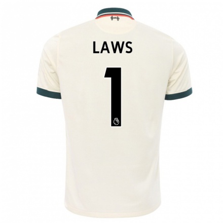 Herren Fußball Rachael Laws #1 Beige Auswärtstrikot Trikot 2021/22 T-Shirt