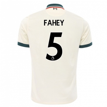 Herren Fußball Niamh Fahey #5 Beige Auswärtstrikot Trikot 2021/22 T-Shirt