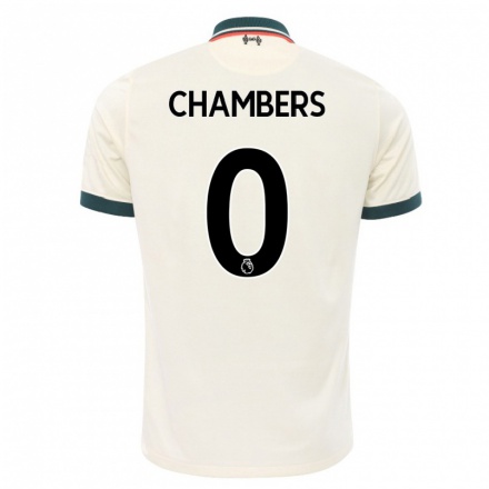 Herren Fußball Luke Chambers #0 Beige Auswärtstrikot Trikot 2021/22 T-Shirt