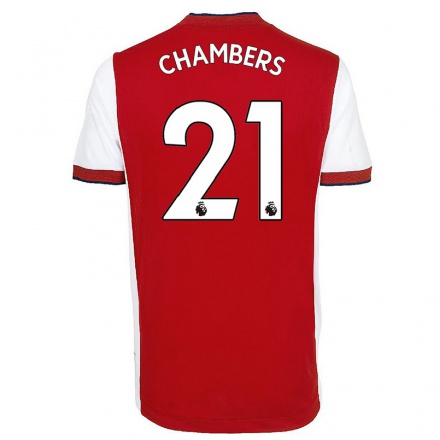 Herren Fußball Calum Chambers #21 Gelb Auswärtstrikot Trikot 2021/22 T-Shirt