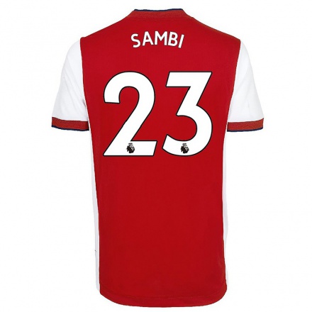 Herren Fußball Albert Sambi Lokonga #23 Gelb Auswärtstrikot Trikot 2021/22 T-Shirt