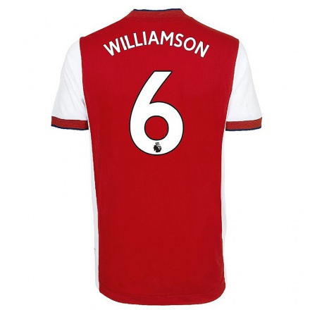 Herren Fußball Leah Williamson #6 Gelb Auswärtstrikot Trikot 2021/22 T-Shirt