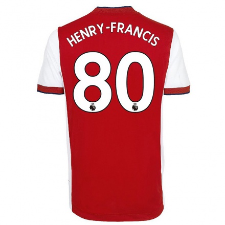 Herren Fußball Jack Henry-Francis #80 Gelb Auswärtstrikot Trikot 2021/22 T-Shirt