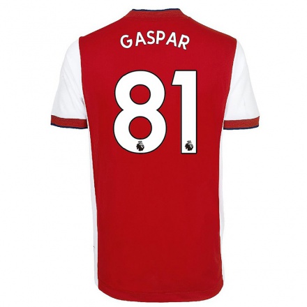 Herren Fußball Luigi Gaspar #81 Gelb Auswärtstrikot Trikot 2021/22 T-Shirt
