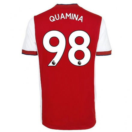 Herren Fußball Tino Quamina #98 Gelb Auswärtstrikot Trikot 2021/22 T-Shirt