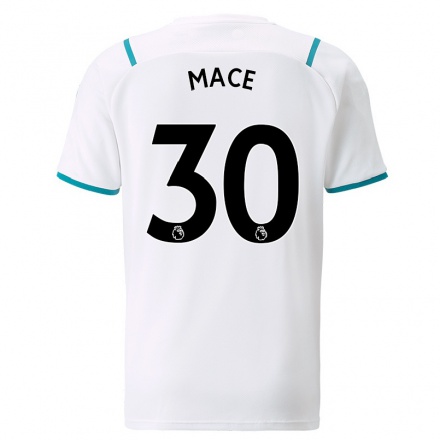Herren Fußball Ruby Mace #30 Weiß Auswärtstrikot Trikot 2021/22 T-Shirt