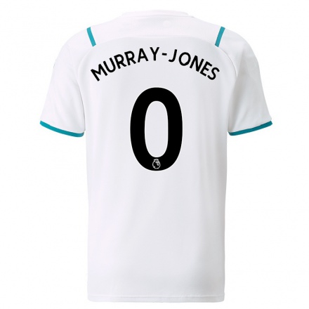 Herren Fußball George Murray-Jones #0 Weiß Auswärtstrikot Trikot 2021/22 T-Shirt