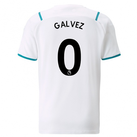 Herren Fußball Tomas Galvez #0 Weiß Auswärtstrikot Trikot 2021/22 T-Shirt