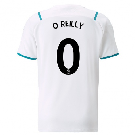 Herren Fußball Nico O'Reilly #0 Weiß Auswärtstrikot Trikot 2021/22 T-Shirt