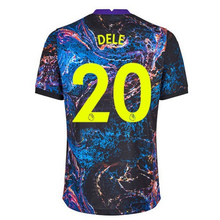 Herren Fußball Dele Alli #20 Mehrfarbig Auswärtstrikot Trikot 2021/22 T-Shirt