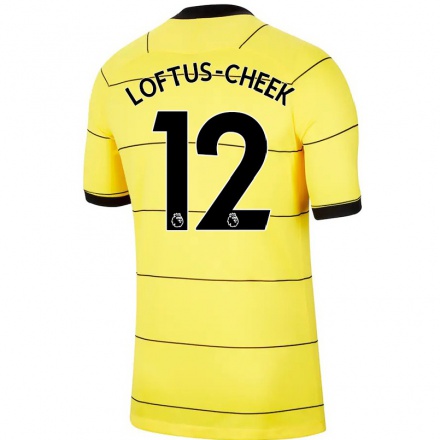 Herren Fußball Ruben Loftus-Cheek #12 Gelb Auswärtstrikot Trikot 2021/22 T-Shirt