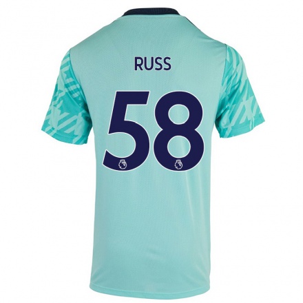 Herren Fußball Will Russ #58 Hellgrün Auswärtstrikot Trikot 2021/22 T-Shirt