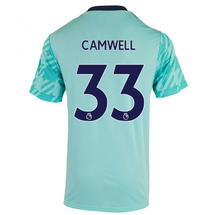 Herren Fußball Jess Camwell #33 Hellgrün Auswärtstrikot Trikot 2021/22 T-Shirt