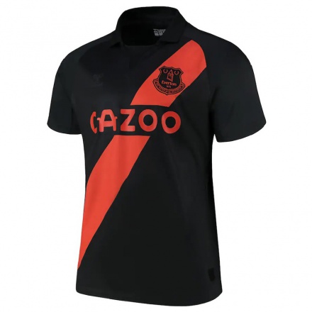 Herren Fußball Anthony Gordon #24 Schwarz Auswärtstrikot Trikot 2021/22 T-shirt