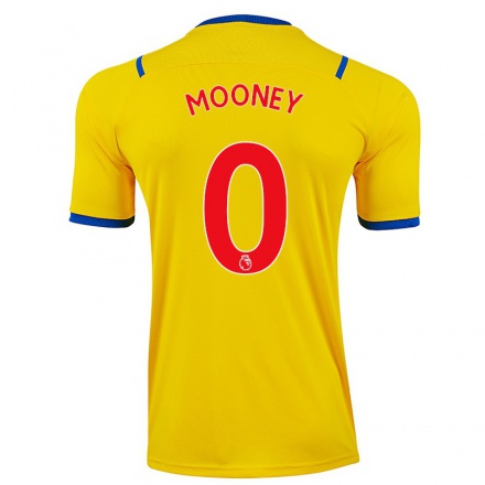 Herren Fußball Fionn Mooney #0 Gelb Auswärtstrikot Trikot 2021/22 T-Shirt