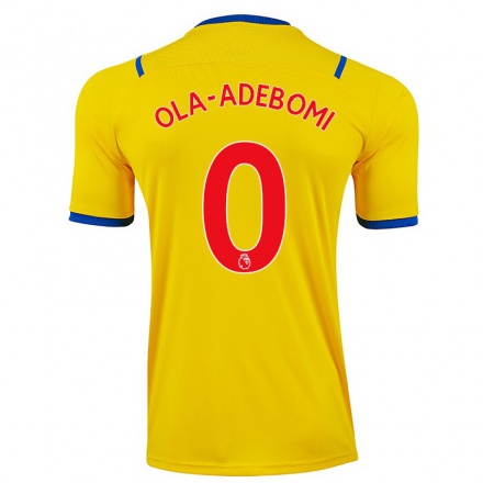 Herren Fußball Ademola Ola-Adebomi #0 Gelb Auswärtstrikot Trikot 2021/22 T-Shirt