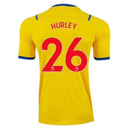 Herren Fußball Aoife Hurley #26 Gelb Auswärtstrikot Trikot 2021/22 T-Shirt