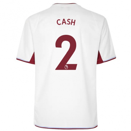 Herren Fußball Matty Cash #2 Creme Auswärtstrikot Trikot 2021/22 T-Shirt