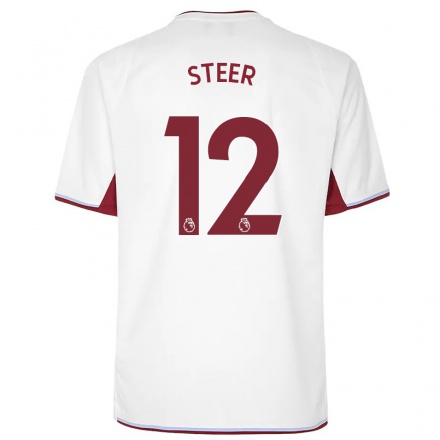 Herren Fußball Jed Steer #12 Creme Auswärtstrikot Trikot 2021/22 T-Shirt