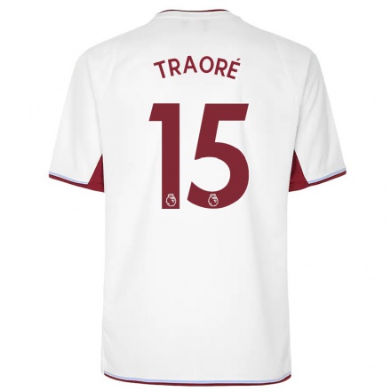 Herren Fußball Bertrand Traore #15 Creme Auswärtstrikot Trikot 2021/22 T-Shirt