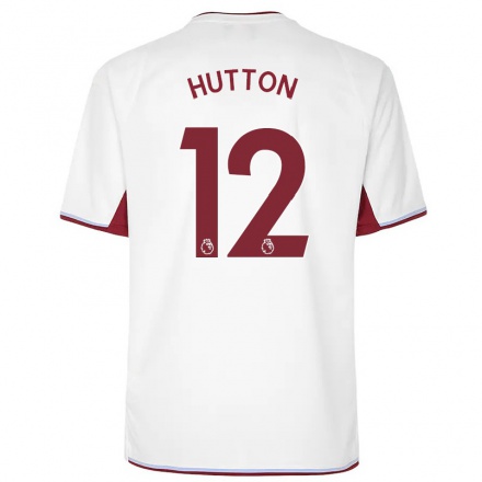 Herren Fußball Jodie Hutton #12 Creme Auswärtstrikot Trikot 2021/22 T-Shirt