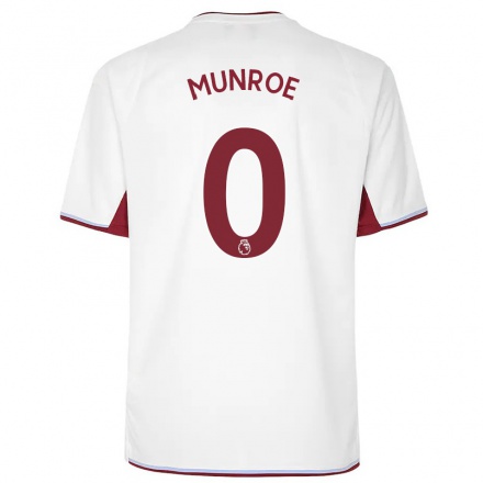 Herren Fußball Finley Munroe #0 Creme Auswärtstrikot Trikot 2021/22 T-Shirt