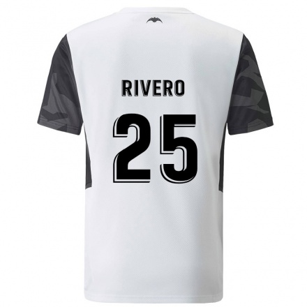 Herren Fußball Cristian Rivero #25 Weiß Heimtrikot Trikot 2021/22 T-Shirt