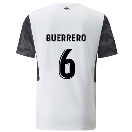 Herren Fußball Paula Guerrero #6 Weiß Heimtrikot Trikot 2021/22 T-Shirt
