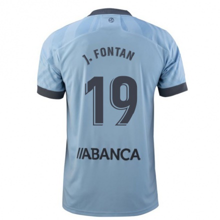 Herren Fußball Jose Fontan #19 Helles Lila Heimtrikot Trikot 2021/22 T-shirt