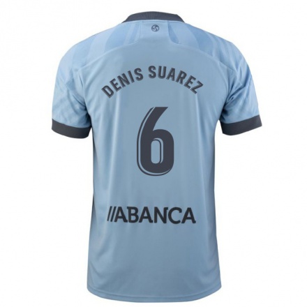 Herren Fußball Denis Suarez #6 Helles Lila Heimtrikot Trikot 2021/22 T-Shirt