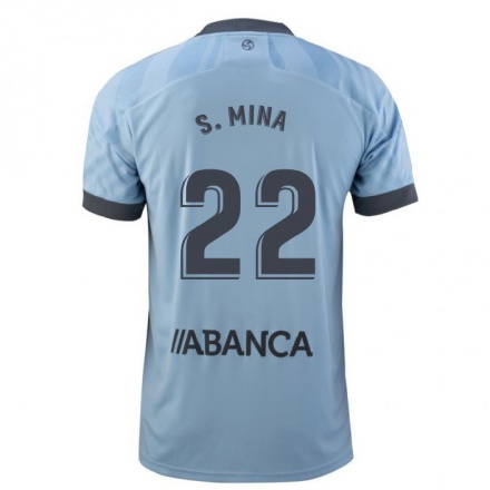 Herren Fußball Santi Mina #22 Helles Lila Heimtrikot Trikot 2021/22 T-Shirt