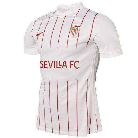 Herren Fußball Jules Kounde #12 Weiß Heimtrikot Trikot 2021/22 T-shirt