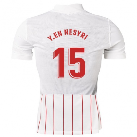 Herren Fußball Youssef En-Nesyri #15 Weiß Heimtrikot Trikot 2021/22 T-Shirt