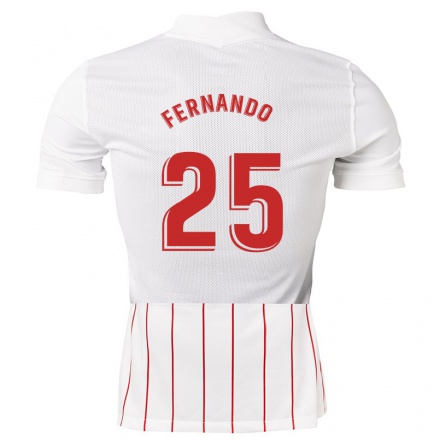 Herren Fußball Fernando Reges #25 Weiß Heimtrikot Trikot 2021/22 T-shirt