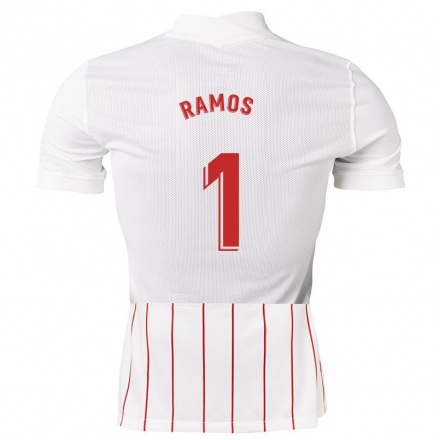 Herren Fußball Noelia Ramos #1 Weiß Heimtrikot Trikot 2021/22 T-Shirt