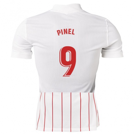 Herren Fußball Raquel Pinel #9 Weiß Heimtrikot Trikot 2021/22 T-Shirt