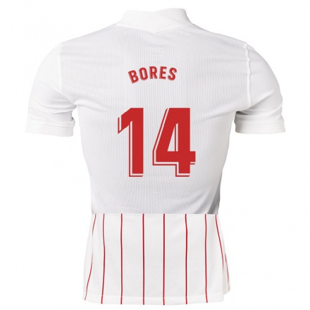 Herren Fußball Maria Bores #14 Weiß Heimtrikot Trikot 2021/22 T-Shirt