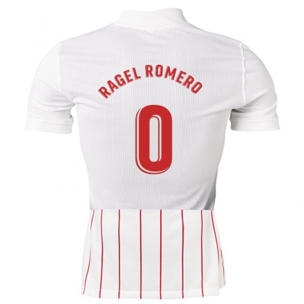 Herren Fußball Alejandro Ragel Romero #0 Weiß Heimtrikot Trikot 2021/22 T-Shirt