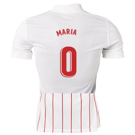 Herren Fußball Juan Maria #0 Weiß Heimtrikot Trikot 2021/22 T-Shirt