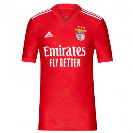 Herren Fußball Silvia Rebelo #4 Rot Heimtrikot Trikot 2021/22 T-shirt