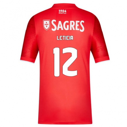 Herren Fußball Leticia #12 Rot Heimtrikot Trikot 2021/22 T-Shirt
