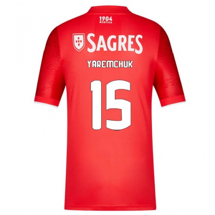Herren Fußball Roman Yaremchuk #15 Rot Heimtrikot Trikot 2021/22 T-Shirt