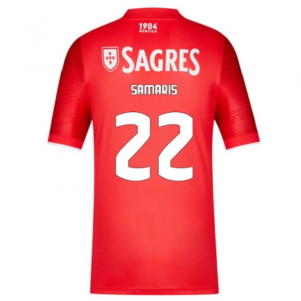 Herren Fußball Andreas Samaris #22 Rot Heimtrikot Trikot 2021/22 T-Shirt