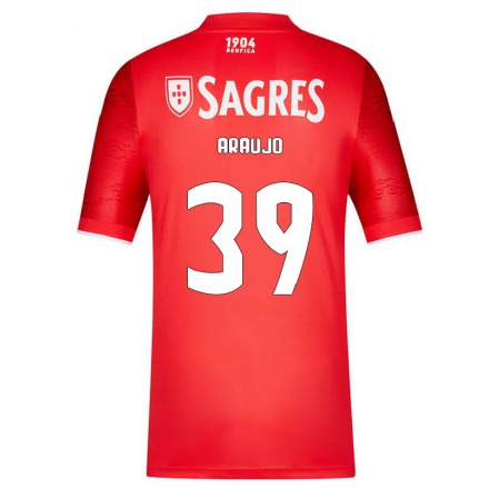 Herren Fußball Henrique Araujo #39 Rot Heimtrikot Trikot 2021/22 T-Shirt