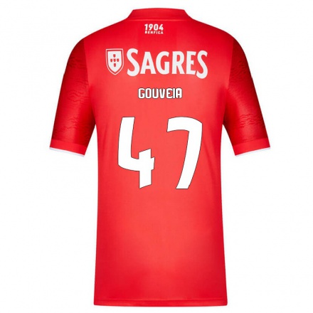 Herren Fußball Tiago Gouveia #47 Rot Heimtrikot Trikot 2021/22 T-Shirt