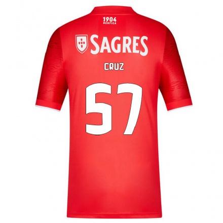 Herren Fußball Sandro Cruz #57 Rot Heimtrikot Trikot 2021/22 T-Shirt