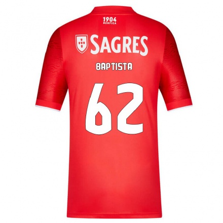 Herren Fußball Fabio Baptista #62 Rot Heimtrikot Trikot 2021/22 T-Shirt