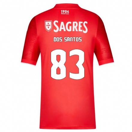 Herren Fußball Carlos Dos Santos #83 Rot Heimtrikot Trikot 2021/22 T-Shirt